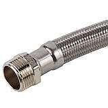 Шланг Ø26 60 см F1"×M1" SS посилений Pmax 10бар AQUATICA (779574), фото 4