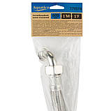 Шланг Ø26 60 см F1"×M1" SS посилений Pmax 10бар AQUATICA (779574), фото 6