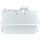 Станція каналізаційна 0.6 кВт Hmax 8.5 м Qmax 110 л/хв 3 входи + фронтальний вхід 90 мм LEO 3.0 WC601A (776914), фото 3