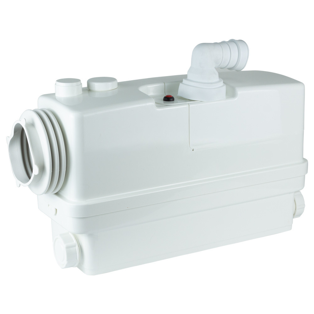 Станція каналізаційна 0.6кВт Hmax 8.5 м Qmax 110 л/хв 3 входи + бічний вхід 90 мм LEO 3.0 WC601В (776916), фото 1