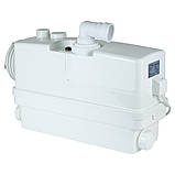 Станція каналізаційна 0.6кВт Hmax 8.5 м Qmax 110 л/хв 3 входи + бічний вхід 90 мм LEO 3.0 WC601В (776916), фото 3