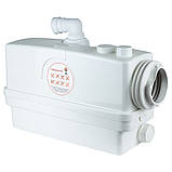 Станція каналізаційна 0.6кВт Hmax 8.5 м Qmax 110 л/хв 3 входи + бічний вхід 90 мм LEO 3.0 WC601В (776916), фото 7