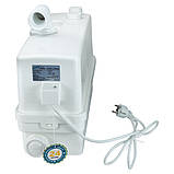 Станція каналізаційна 0.6 кВт Hmax 8.5 м Qmax 110 л/хв 3 входи LEO 3.0 WC601С (776918), фото 5