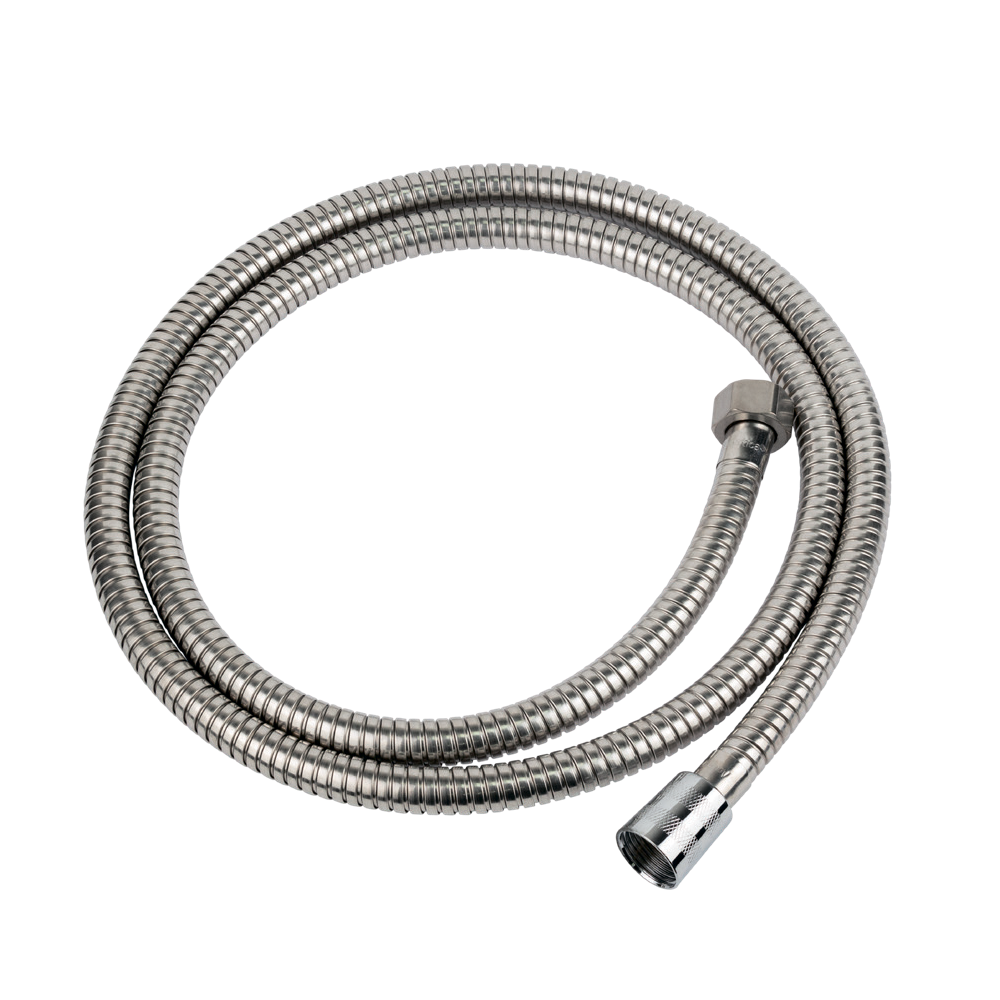 Шланг для душу 1/2" SS розтяжний з підшипником 150-180 см AQUATICA XB-9353 (9792040)
