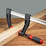 Струбцина столярна тип "F" 300×80 мм DIN 5117 посилена ULTRA (4242282), фото 7