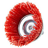 Щітка дротяна чашоподібна Ø75 мм хвостовик Ø 6 мм (нейлонова) SIGMA (9015471), фото 2