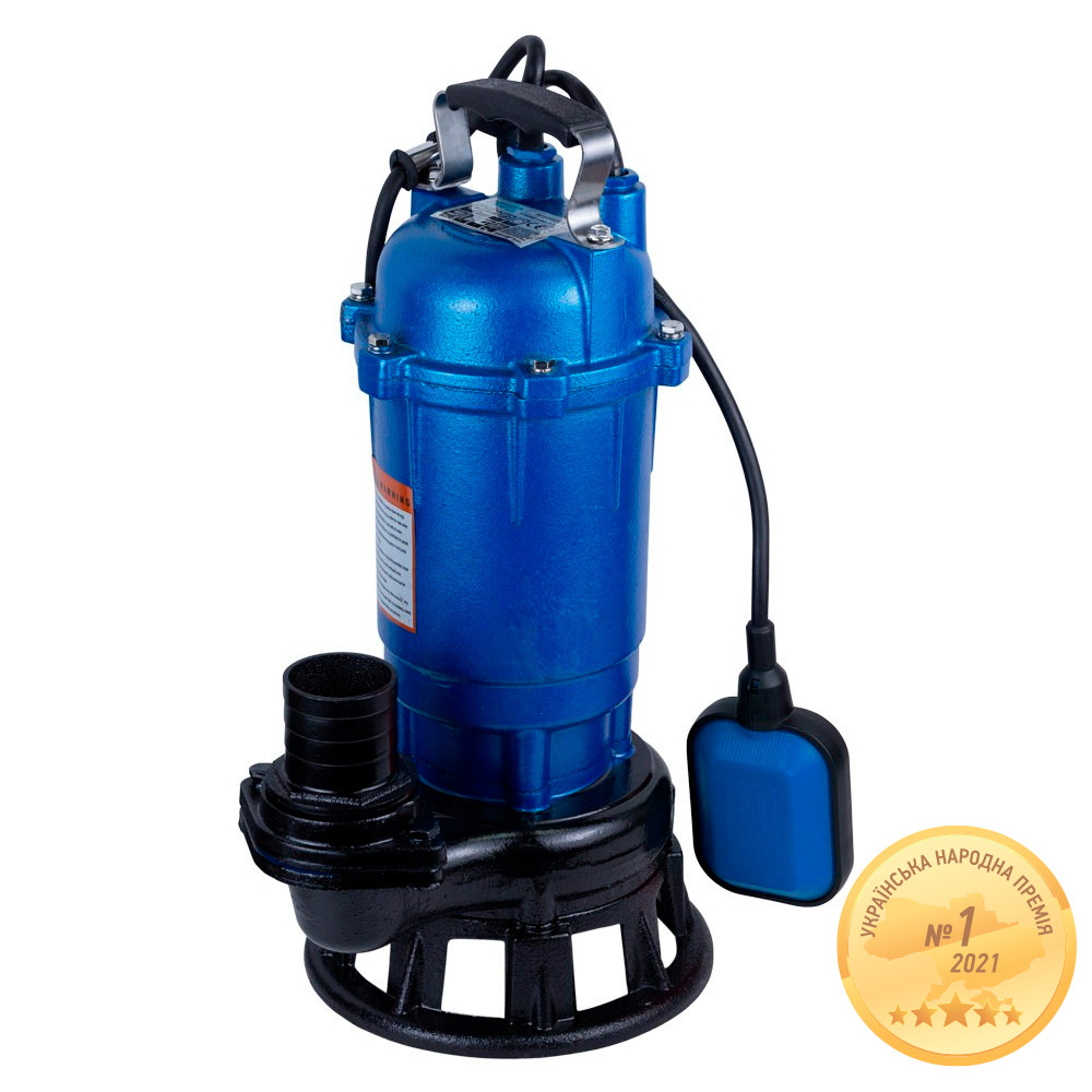 Насос каналізаційний 1.1 кВт Hmax 14м Qmax 340 л/хв з ножем AQUATICA mid (773392), фото 1