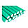 Бігуді-папільйотки гнучкі гумові без липучки 20х240 мм №1 зелені (упаковка 10 шт), фото 2