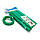 Бігуді-папільйотки гнучкі гумові без липучки 20х240 мм №1 зелені (упаковка 10 шт), фото 5