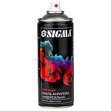 Емаль аерозольна акрилова 400 мл RAL 3009 оксидно-червоний глянець SIGMA (2736921), фото 2