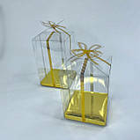 Коробка для сувенірів, 100*100*150(160) мм, пластик, "золото", фото 2