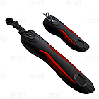 Крила для велосипеда з червоними вставками 24" / 26", фото 3