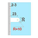 Тримачі для кріплення скла СТІНА-СКЛО 90 ГРАДУСІВ В ЧОРНОМУ КОЛЬОРІ, фото 2