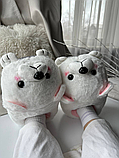 Домашні капці іграшки кігурумі песики білі, фото 5