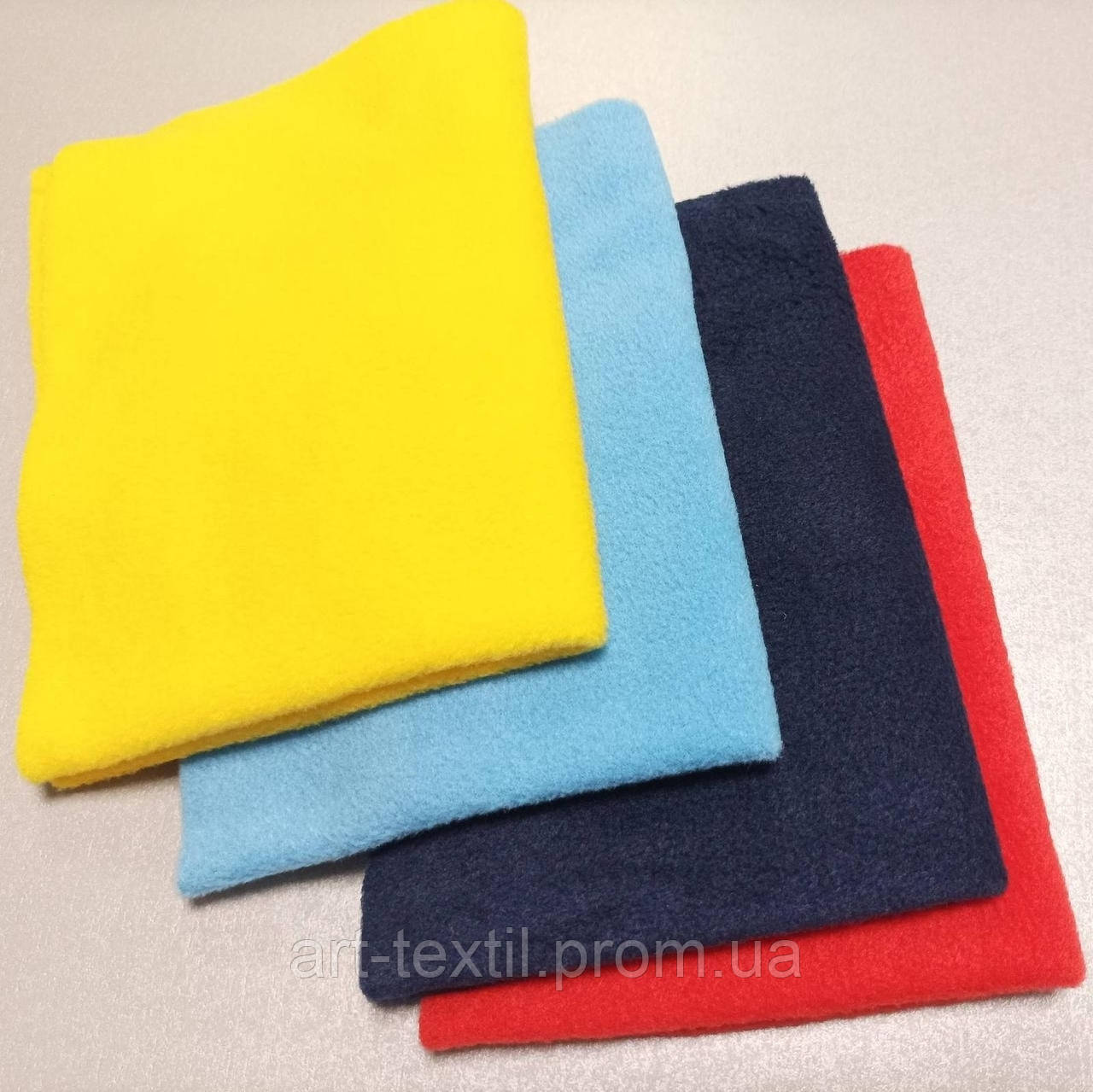 Набір тканини для рукоділля "фліс" 4 шт 30*40 см