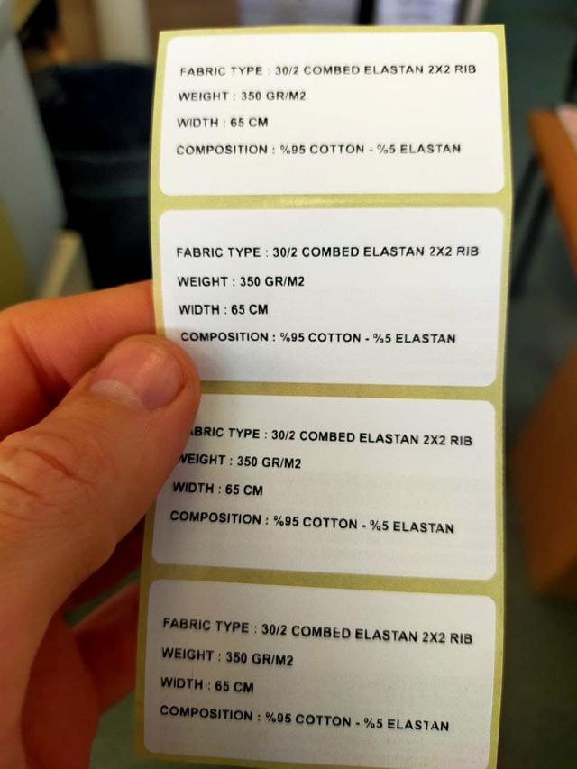 Этикетка в рулоне