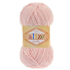 Пряжа Alize Softy, Алізе Софті № 340, персиковий