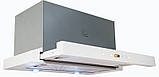 Витяжка телескопічна Потужність 1450 m3 Сенсорне керування, біле скло. вбудована Luxor Elite F60 WH, фото 2