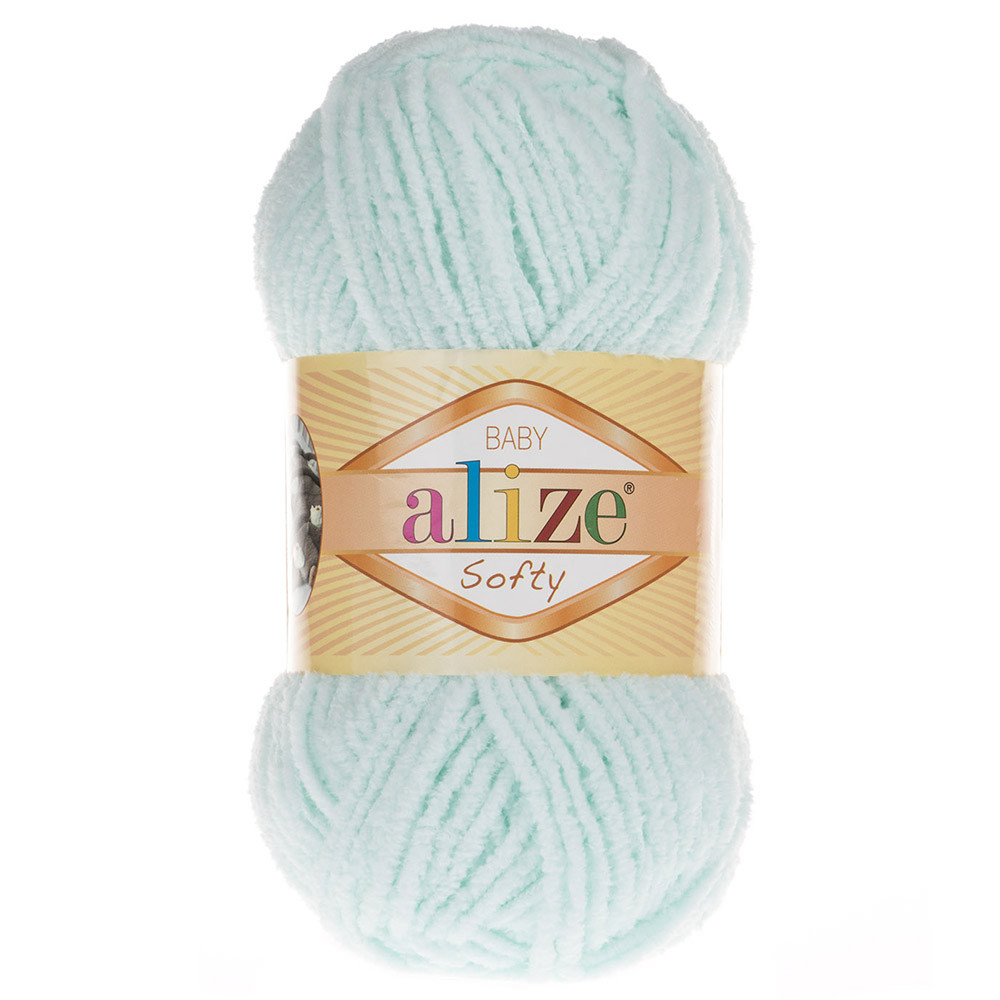 Пряжа Alize Softy, Алізе Софті № 15, бліда м'ята