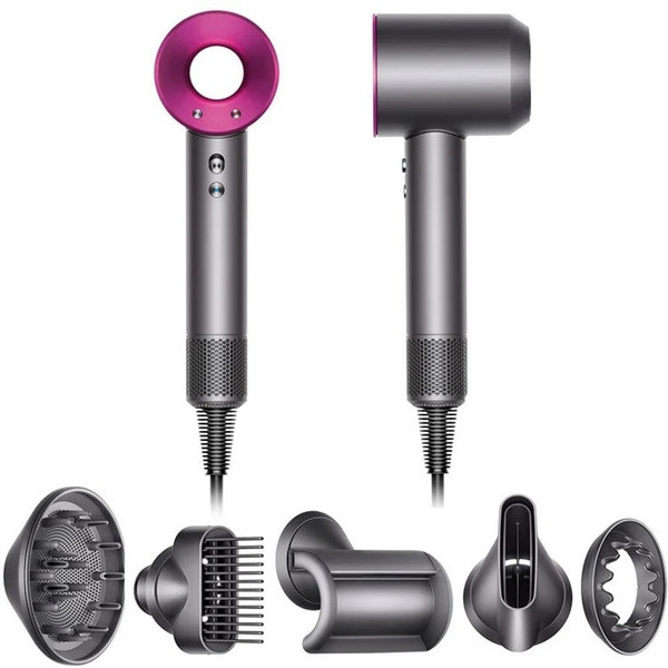 Фен Super Hair Dryer з 5 насадками для швидкого сушіння та укладання волосся