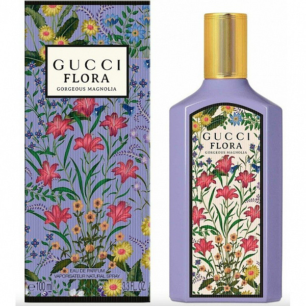 Парфумована вода Gucci Flora Gorgeous Magnolia для жінок — edp 100 ml, фото 1