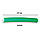 Бігуді-папільйотки гнучкі гумові без липучки 18х240 мм №2 зелені (упаковка 10 шт), фото 3