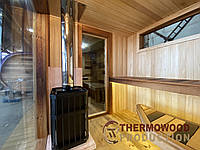 Mobile Saunen mit Panoramafenstern von Thermowood Production. Video