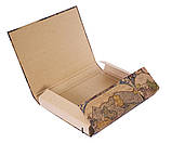 Папка-короб на резинці, картонна, А4, 60 мм, КРАФТ-покриття, фото 2