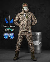Зимний тактический костюм Single Sword пиксель, костюм тактический сингл сворд,форма зимняя Single Sword пиксе