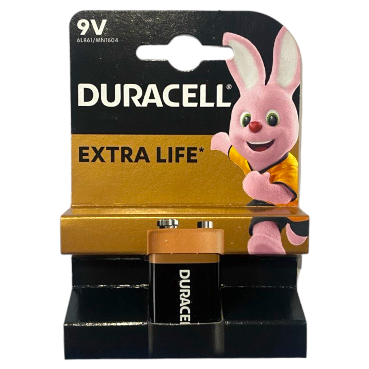 Батарейка лужна Duracell 9V MN1604 KPN1 крона (блістер) 1шт