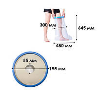 Пристрій для миття ніг Lesko JM19248 захист від води пошкоджених і травмованих ділянок 4 шт., фото 5