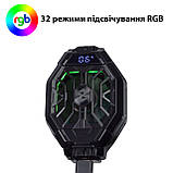 Комплект: кулер охолодження смартфона Пельтьє Black Shark Funcooler Pro 2 BR30-BS + напальчники, фото 2