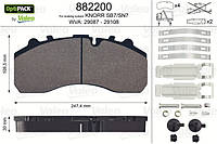 Колодки тормозные комплект 29108, 29061 (на ось) DAF/MAN/SCANIA/IVECO/MB