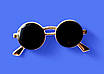 Чорні окуляри L. Стильний значок сонцезахисні окуляри. Брошка окуляри. Прикраса на одяг, сумку, шапку, рюкзак., фото 6