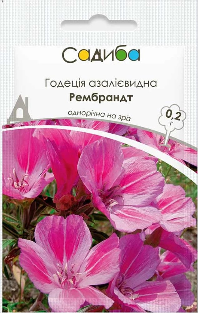 Насіння Годеції азалієвидної Рембрандт 0,2 г, Hem Zaden
