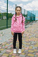Детский трикотажный спортивный костюм Eliza розово-черный (482.01) 110 см