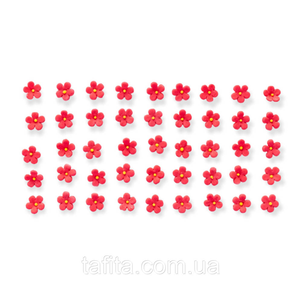 Кондитерські прикраси Яблуневий цвіт Червоний 45 шт, фото 1