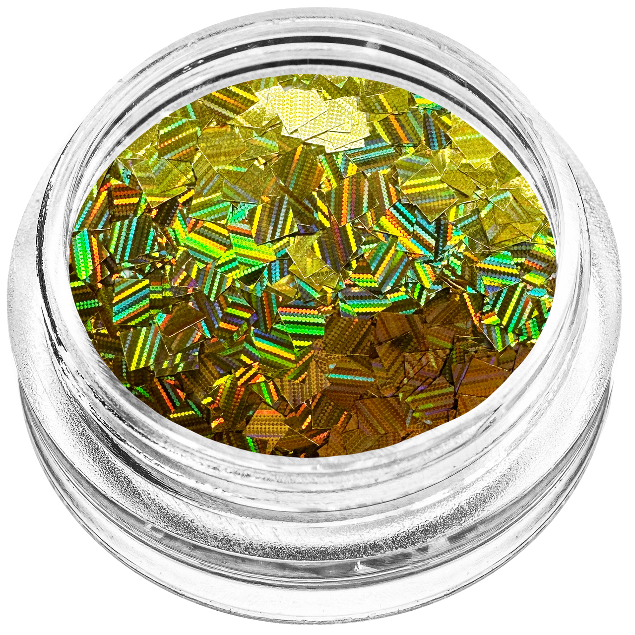 Конфеті прямокутники для декору золота голограма