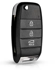 Корпус ключа викидного KIA 3 кнопки з лезом HYN14 правий