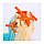 Бігуді-папільйотки гнучкі гумові без липучки 16х240 мм №3 помаранчеві (упаковка 10 шт), фото 6