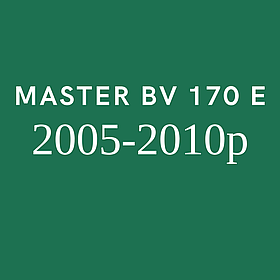 Запчастини для дизельної гармати MASTER BV 170 E 2005-2010р