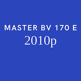 Запчастини для дизельної гармати MASTER BV 170 E 2010р