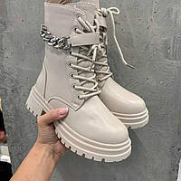 Черевики дитячі зимові бежеві /30605/ 37р