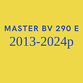 Запчастини для дизельної гармати Master BV 290 E 2013-2024р