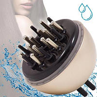 Гребінець аплікатор для масажу голови сироваткою або втирання олій 8862