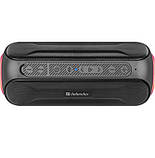 Портативна bluetooth колонка Defender Enjoy S1000 20W LED microSD USB TWS (Чорний), фото 5