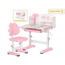 Комплект парта і стілець Evo-Kids BD-28 Panda дитячий