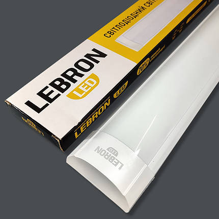 Лінійний LED світильник Lebron L-LPO 18W 6200K IP20 16-45-22-1, фото 1