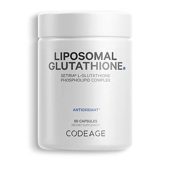 CodeAge Liposomal Glutathione / Ліпосомальний глутатіон 500 мг 60 капсул BX507