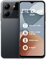 Смартфон ZTE Blade A54 4/128Gb Grey UA UCRF